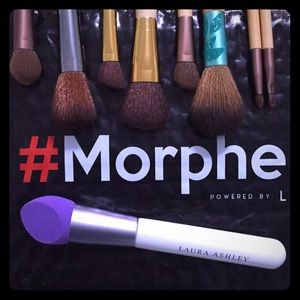 Various makeup brushes